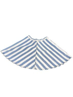 Women’s American Apparel Blue White Stripe Mini Skirt Size M Made in USA